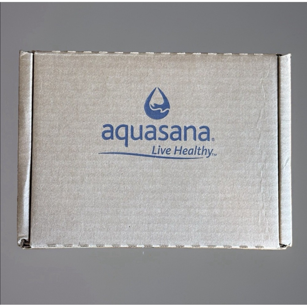 2 Aquasana Glass Bottles For Juicing Water DIY 18oz/500ml Each Lead Free NEW BOX